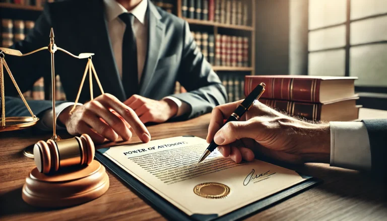 how do you sign as power of attorney