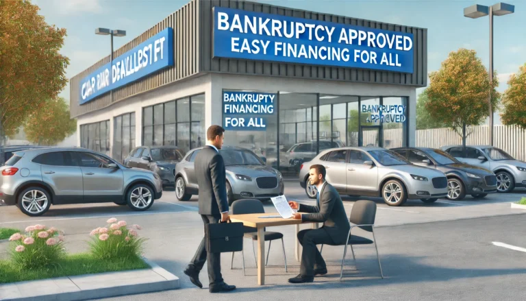 dealerships that work with bankruptcies